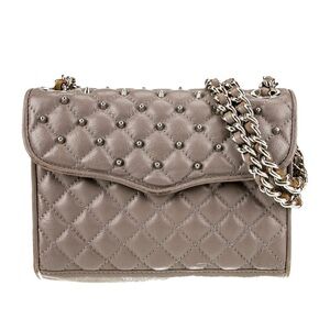 Rebecca Minkoff Quilted Crossbody Bag - Taupe